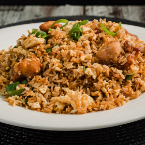 Arroz chaufa de pollo