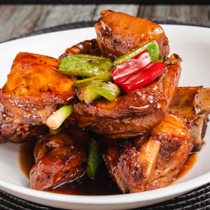 Costillas de cerdo en salsa agridulce