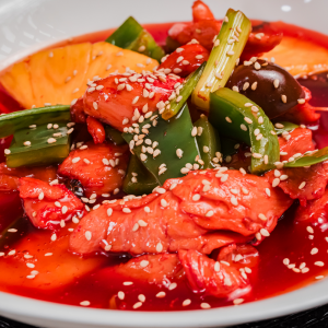 Pollo en salsa de tamarindo