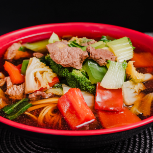 Sopa de carne con verduras