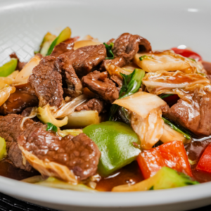 Ternera con verduras