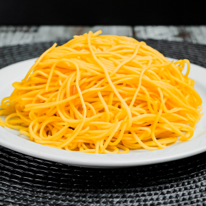 Porción de tallarines de trigo