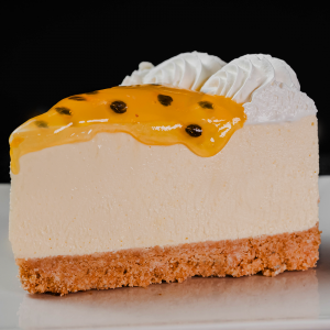 Cheesecake de maracuya (porción)